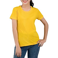 Áo Thun Nữ Trơn Màu Vàng T&D