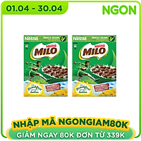 [Chỉ Giao HCM] Combo 2 Hộp Ngũ cốc ăn sáng MILO (Hộp 330g)