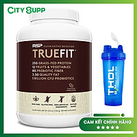 Combo Thực phẩm bổ sung RSP True Fit - 40 lần dùng 1.96Kg vị Chocolate - Bữa ăn thay thế, nguồn Protein chất lượng cao & Tăng kèm bình lắc 600ml (màu ngẫu nhiên)