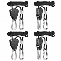 Ròng rọc Ratchets Kayak và Ca nô Thuyền Nơ Dây thừng nghiêm ngặt Khóa dây buộc xuống Dây đeo nặng 1/8 inch Giá treo dây có thể điều chỉnh