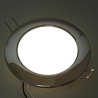 Chrome RV Boat Recessed Ceiling Light LED Panel Light 12V 4.5W Neutral White