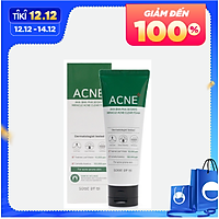 Sữa Rửa Mặt Làm Giảm, Ngăn Ngừa Mụn Some By Mi AHA-BHA-PHA 30 Days Miracle Acne Clear Foam 100ml tặng kèm bông nở rửa mặt