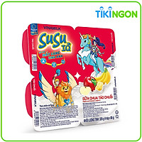 Sữa Chua Ăn Susu IQ - Vỉ 4 Hộp x 80g
