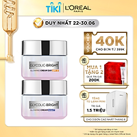 Bộ Kem Dưỡng Ngày Đêm Glycolic Acid L’Oreal Paris