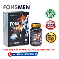 FONSMEN - Hỗ trợ bổ thận, tráng dương, giúp tăng cường sinh lực và khả năng sinh lý nam giới. Hỗ trợ giảm nguy cơ mãn dục sớm