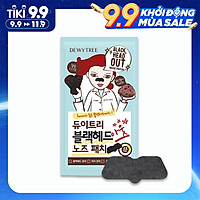 Miếng Dán Lột Mụn Mũi Đầu Đen Dewytree Black Head Out Nose Patch