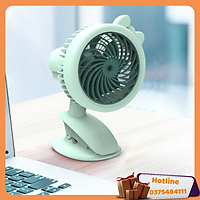 Quạt Hơi Nước Mini Phun Sương Tích Sạc Điện Có Kẹp Để Bàn Tiện Lợi Như Máy Lạnh Điều Hòa Mini Di Động - Hàng Loại 1