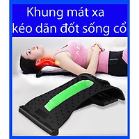 Khung nắn mát xa kéo giãn cột sống cổ giúp xoa tan những cơn đau vai gáy do thoái hóa,cúi nhiều