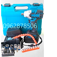siết bulong 198v bộ 2 pin kèm bộ phụ kiện