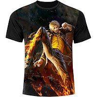 Áo One Piece Sanji OP01, Áo thun One Piece 3D Đen