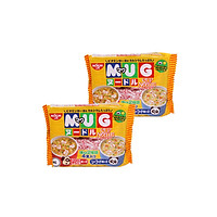 Combo 2 Gói Mì ăn dặm cho trẻ trên 1 tuổi Nissin MUG Cup Noodle 96g (4 gói nhỏ bên trong, 2 hương vị)