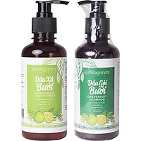 Bộ Dầu Gội Và Dầu Xả Bưởi Milaganics Ngăn Ngừa Rụng Tóc, Nuôi Dưỡng Và Kích Thích Mọc Tóc (500ml/Bộ)