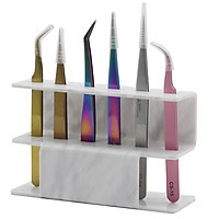 Lashes Extension Tweezer Holder Acrylic Eyelash Extension Tools Storage Organizer Display Stand Tweezers Scraper Shears