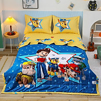 Bộ Drap - Chăn Hè Cotton Magic Chó Cứu Hộ