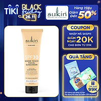 Kem Chống Nắng SPF30 Sukin Suncare SPF30 Sheer Touch Facial Sunscreen 60ml
