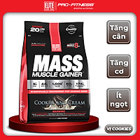 Sữa Uống Tăng Cơ Tăng Cân Vị Bánh Quy EL104 Elite Labs Mass Muscle Gainer Cookies EL104 (9kg)