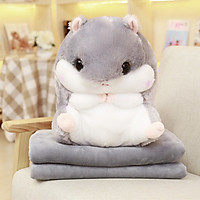 Gối mền chuột hamster 3 trong 1