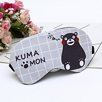 Bịt mắt ngủ hoạt hình ngộ ngĩnh có túi nước giải nhiệt tặng kèm bịt tai chống ồn