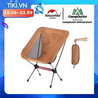 Ghế cắm trại naturehike campoutvn du lịch dã ngoại NH20JJ027 gấp gọn siêu nhẹ vải chống rách thoáng khí khung nhôm hợp kim A204