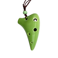 6 Holes Ceramic Ocarina Alto C Submarine Style Musical Instrument with Lanyard Music Score For Music Lover and Beginner