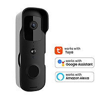 Smart Video Doorbell Home Wireless WiFi Doorbell Camera Waterproof Outdoor Doorbell Tuya App Smart Control Works With