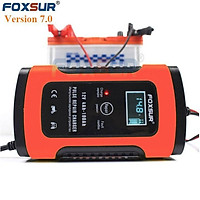 Sạc bình ắc quy 12V 5A (4ah-100Ah) FOXSUR có khử sunfat Sản xuất mới nhất trong tháng