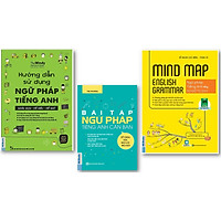 Combo Hướng Dẫn Sử Dụng Ngữ Pháp Tiếng Anh + Bài tập ngữ pháp tiếng Anh căn bản + Mind Ma