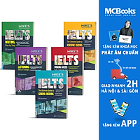 Combo Bộ Sách Luyện Thi IELTS - Listening, Speaking, Reading, Writing (Học kèm App MCBooks)
