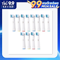 12 Cái Đầu Bàn Chải Đánh Răng Thay Thế Tương Thích Với Bàn Chải Điện Oral B Cho Răng Nhạy Cảm