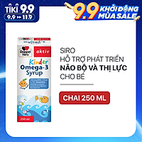 Siro hỗ trợ phát triển não bộ và thị lực cho bé Doppelherz Aktiv Kinder Omega-3 Syrup (Chai 250ml)