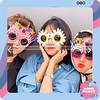 Mắt Kính Happy Birthday Dễ Thương Cute Trang Trí Sinh Nhật Sự Kiện