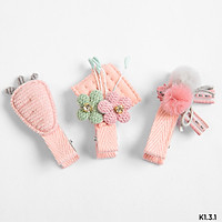 Set 3 Kẹp Tóc Xinh Xắn Nhiều Màu Cho Bé Thời Trang Bello Land