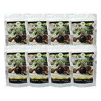 Combo 8 Túi Tỏi Đen Cô Đơn Đất Việt (125g) - Tặng Kèm 1 Chai Mật Ong Nguyên Chất (500ml)