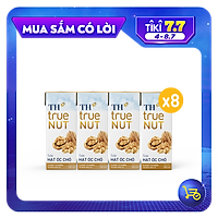 8 Lốc sữa hạt óc chó TH True Nut 180ml (180ml x 4 hộp)