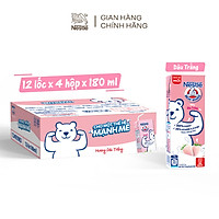 Thùng 48 Hộp Sữa Nestlé Gấu Hương Dâu Trắng 12(4x180ml)