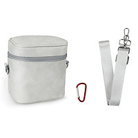 Storage Bag Pu Material Waterproof Carrying Case Portable Bag with Lanyard for Dji Yu Mini 2