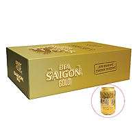 Thùng 18 bia Sài Gòn Gold 330ml - 13364
