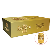Thùng 18 bia Sài Gòn Gold 330ml  - 13364