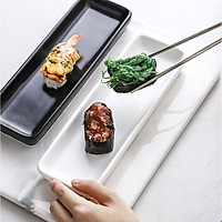Dĩa gốm sứ chữ nhật phong cách Bắc Âu