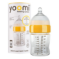 Bình Sữa Cao Cấp PP Yoomi (240ml) - Cổ Vàng