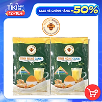 Set 2 gói Tinh bột nghệ Canxi Honimore 16g- Tiện dụng pha cùng nước ấm - Thơm ngon - Da đẹp - Chắc xương