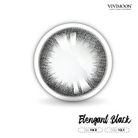Lens cho mắt thở Hàn Quốc đen thanh lịch VIVIMOON Elegant Black 13.1mm