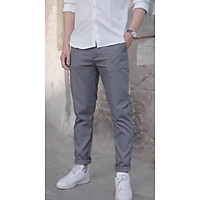 Quần Kaki Nam Màu Ghi Đậm Dáng Công Sở KAKIXAM02