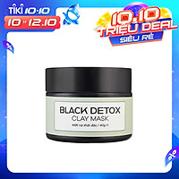 Mặt Nạ Đất Sét Than Hoạt Tính Thanh Lọc, Thải Độc Da - Detoxifying Charcoal Clay Mask 40g - Zakka Naturals