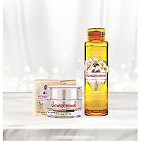 Bộ đôi kết hợp Kem ban đêm Sắc Ngọc Khang + Nước hoa hồng 145ml giúp cân bằng độ ẩm cho da luôn căng mịn & ngừa lão hóa