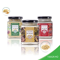 Combo 3 Bột Hũ Milaganics Dưỡng Da: Cám Gạo (90g) + Yến Mạch (90g) + Đậu Đỏ (100g)