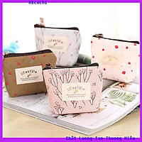 Túi Mỹ Phẩm Ví Nữ Mini Bop Life Style Vải Canvas Cực Đẹp Sang Chảnh New MP01_Micochi