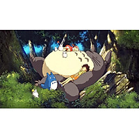 Poster A3 dán tường Anime, decal 30x42 trang trí có keo My Neighbor Totoro Wallpapers 2