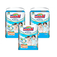 Combo 3 bịch tã quần Goo.n Premium L46 miếng