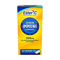 Vitamin C by Ester-C, 24 Hour Immune Support, 500mg Vitamin C, 90 Coated Tablets